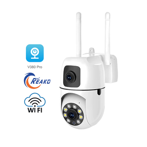 V380 RV1-WiFi 1MP + 1MP çift Lens kapalı güvenlik kamera HD PTZ gece görüş bulut veri hareket algılama dahili iki yönlü ses - Product Image 1