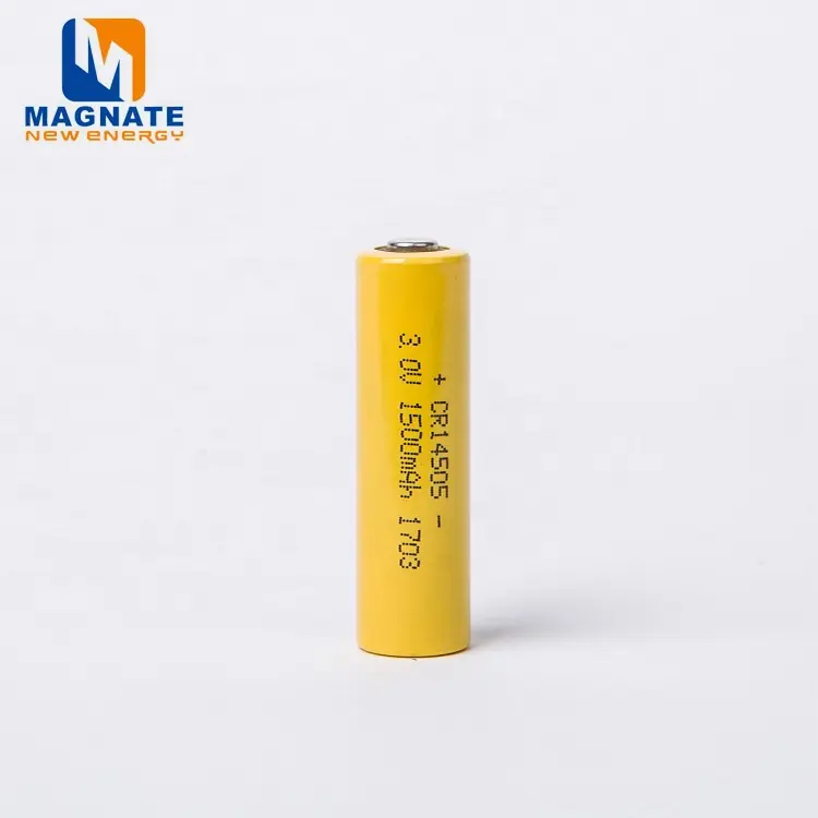 Bateria de lítio de magnético cr10450 3v 600mah tamanho aaa limno2