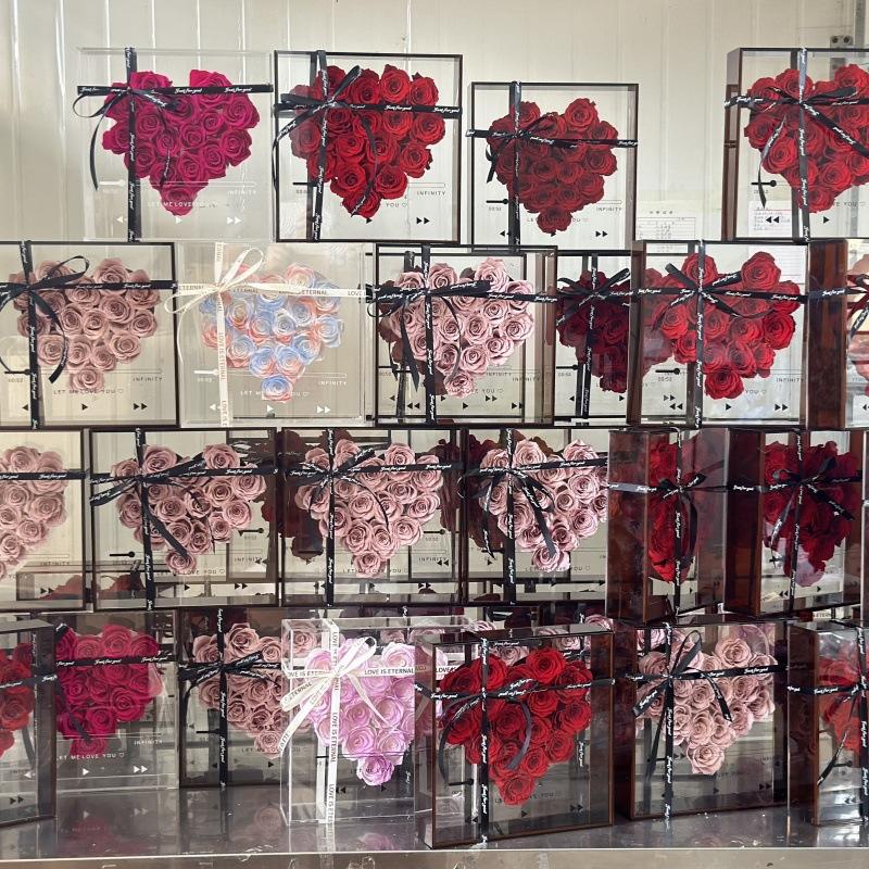 หน้ารายละเอียดกล่องของขวัญ Love CD การ์ดสี การเลือกสี