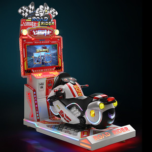 2024ホット販売子供に優しいコイン式スピードシミュレーターゲームマシンカーレーシングは楽しみのために競います - Product Image 1