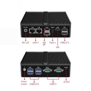Mini Server Fanless Celeron N5105 N6000 3215u 4Core automazione del Computer industriale Win11 Pfsense IoT 2LAN 2HD DP Type-c 4G Lte - Product Image 5