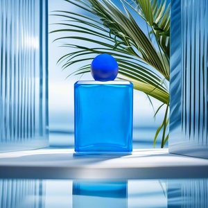 2オンス3オンス5オンス再利用可能フラット香水ガラスボトル10ml 30 ml空の正方形の香水瓶100 ml