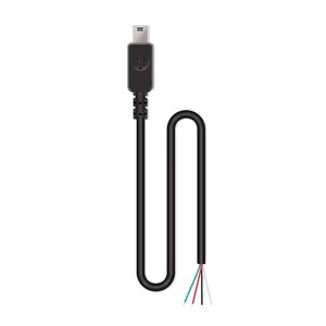 Sıcak satış OEM ODM özelleştirme 2 çekirdek 5 çekirdek 5P Mini USB erkek dişi fiş soyulmuş tel Mini USB açmak için uç Pigtail kablo - Product Image 4