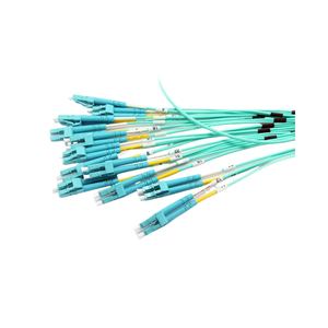 OM3 MPO12 to 6 LC Breakout Cable Fan out Fiber Optic Cable <strong>Trunk</strong> Pre-Terminados de Fibras Opticas For Data Center Cabling - Product Image 4
