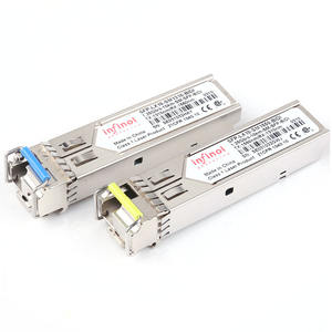 משדר-מקלט אופטי SFP OEM BIDI 1310nm 10 ק\\\"מ 20 ק\\\"מ 40 ק\\\"מ 80 ק\\\"מ 120 ק\\\"מ 180 ק\\\"מ תואם DDM עבור HPE Aruba Zte הזמנה בכמות גדולה - Product Image 1