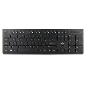 VCOM Español Árabe italiano personalizado OEM teclado inalámbrico y ratón impermeable USB teclado electrónico para ordenador PC - Product Image 3