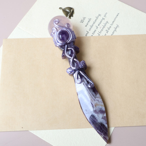 Nguồn Nhà Sản Xuất Tinh Thể Tự Nhiên Cây Đũa Phép Màu Vàng Trắng Pha Lê Bóng Ma Thuật Cây Đũa Phép Halloween Cosplay Cây Đũa Thần - Product Image 6