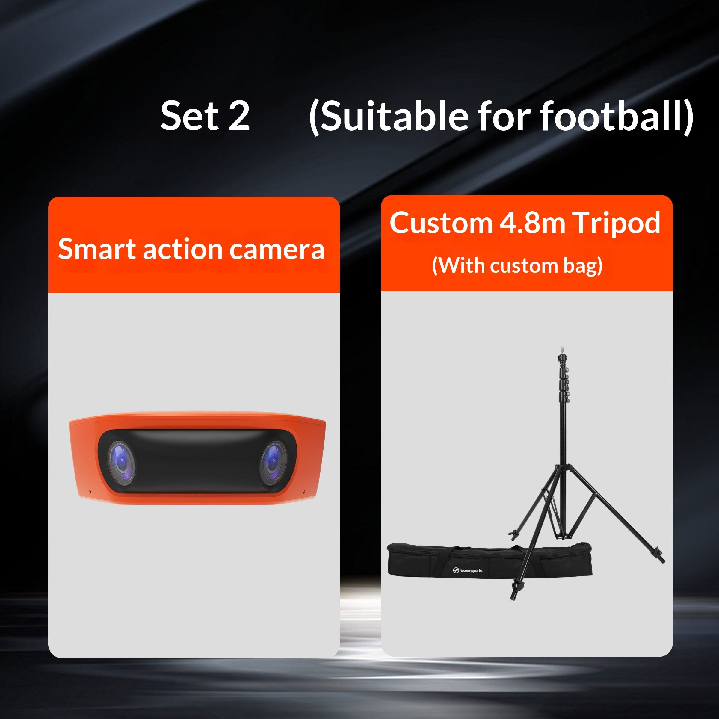 Action Camera with 3.2m Tripod