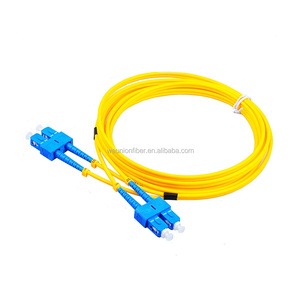 Cable de conexión de fibra óptica G652D de APC/UPC dúplex monomodo de buena calidad precio de fábrica - Product Image 2