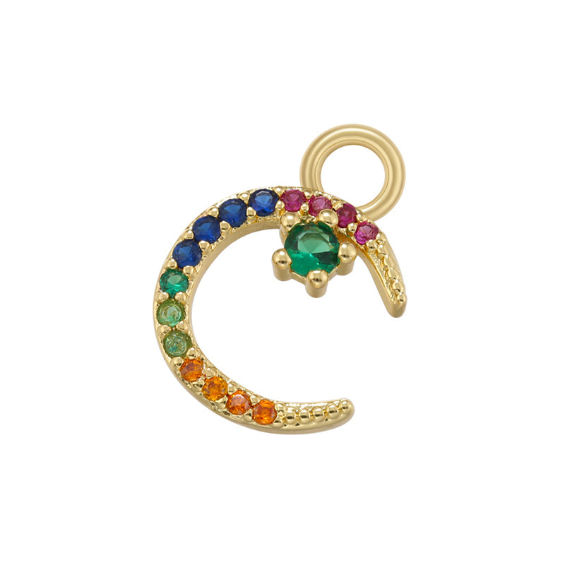 Vd1301 luna di diamanti in oro