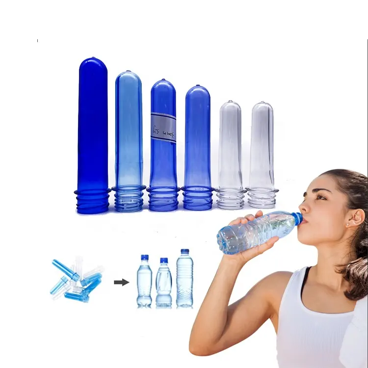 Fabricantes de botellas de plástico pet 1881, preforma personalizada, 28mm, para soplar botellas de agua mineral