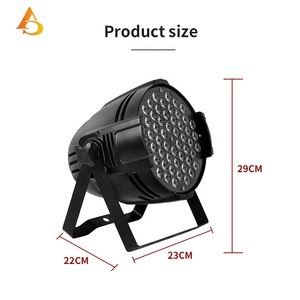 Professional Wholesale 54pcs <strong>3w</strong> <strong>Led</strong> <strong>Par</strong> Light Rgb 3in1 Dmx <strong>Led</strong> <strong>Par</strong> Light for Stage - Product Image 6