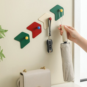 8*6.3cm yapışkanlı kanca asılı su geçirmez banyo mutfak için <span class=keywords><strong>3</strong></span> Packs kanca ağır kendinden yapışkanlı kanca