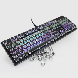 New N-Key Rollover 104-Key Mechanical Gaming <strong>Keyboard</strong> Blue Axis <strong>with</strong> RGB Backlight USB Interface for <strong>Desktop</strong> Use - Product Image 6