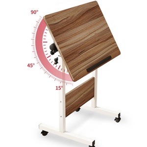 Hot Sale Modern Foldable Adjust Lifting Studying <strong>Notebook</strong> <strong>Computer</strong> <strong>Table</strong> With Bookshelf for Student - Product Image 6