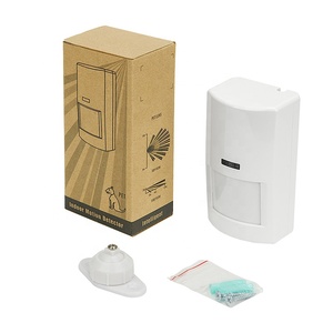 Sensor de movimiento PIR con cable Anti-PET 25KG 12m Alarma para el hogar Detector de movimiento Anti Detección de luz blanca con interruptor de manipulación