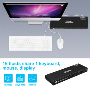 TESmart-interruptor KVM con 16 puertos USB 2,0, 4k, 60hz, HDMI, compatible con 16 interruptores KVM de ordenador - Product Image 4