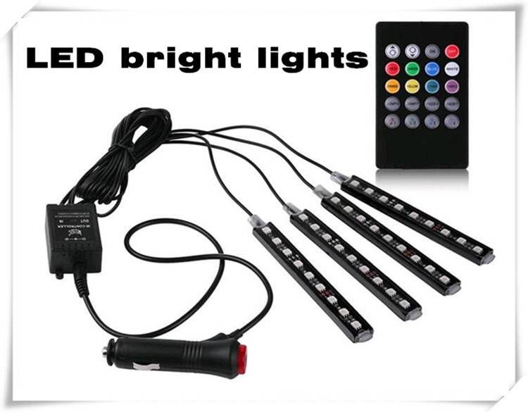 4*9leds + télécommande de musique