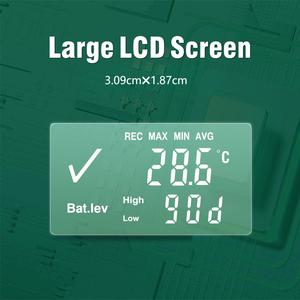 コンテナ温度モニタリング用のLCDディスプレイを備えた使い捨てUSB温度データロガー - Product Image 2
