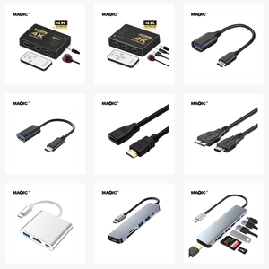 1080P 4K 8K HDMI至VGA影音显示端口类型-C USB C电缆适配器转换器，用于电脑笔记本电脑手机监控投影仪 - Product Image 5