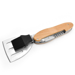 5合1烧烤多工具可折叠和便携式烧烤工具套装，用于烧烤和露营 - Product Image 2