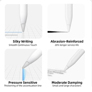 1: 1 yedek kalem ipuçları Apple 1st2nd nesil kalem pürüzsüz yedek hazretleri için iPad Pro kalem 1/2 Stylus ince uç - Product Image 5