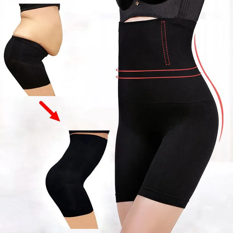 Shapewear para mulheres controle de barriga controle duplo mulheres shapewear calcinha de cintura alta compressão feminina levantamento de bunda