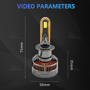Yükselen G66PRO 9005 9006 LED far kiti 300W 40000lm otomotiv araçlar için 7540 çip yüksek parlaklık dönüşüm ile - Product Image 4