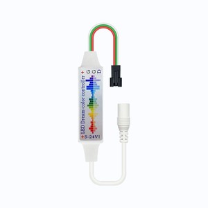 Mini SPI denetleyici müzik ritim piksel RF kablosuz 17-key uzaktan ses kontrolü için WS2812B WS2811 5050 RGB LED şerit işık - Product Image 3