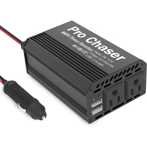 Adaptador de coche inversor de 400W dedicado 12V CC a 110V CA 150W forma de onda de salida única y múltiple 5V entrada 50Hz frecuencia 1A corriente