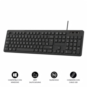 Wired <strong>Keyboard</strong> and Mouse Combo USB Keypad Optical Corded Mouse Full-Size <strong>Computer</strong> <strong>Keyboard</strong> Compatible with PC, Laptop - Product Image 3
