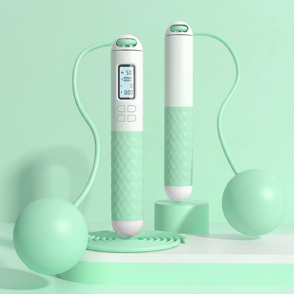 White & Powder Green