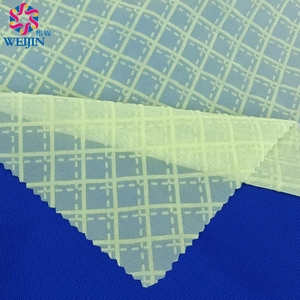 Färbe muster Textildesign Stricken Polyester Tüll Power Mesh Flock Print Kariertes Diamant netz gewebe für Kleidungs kleid - Product Image 4