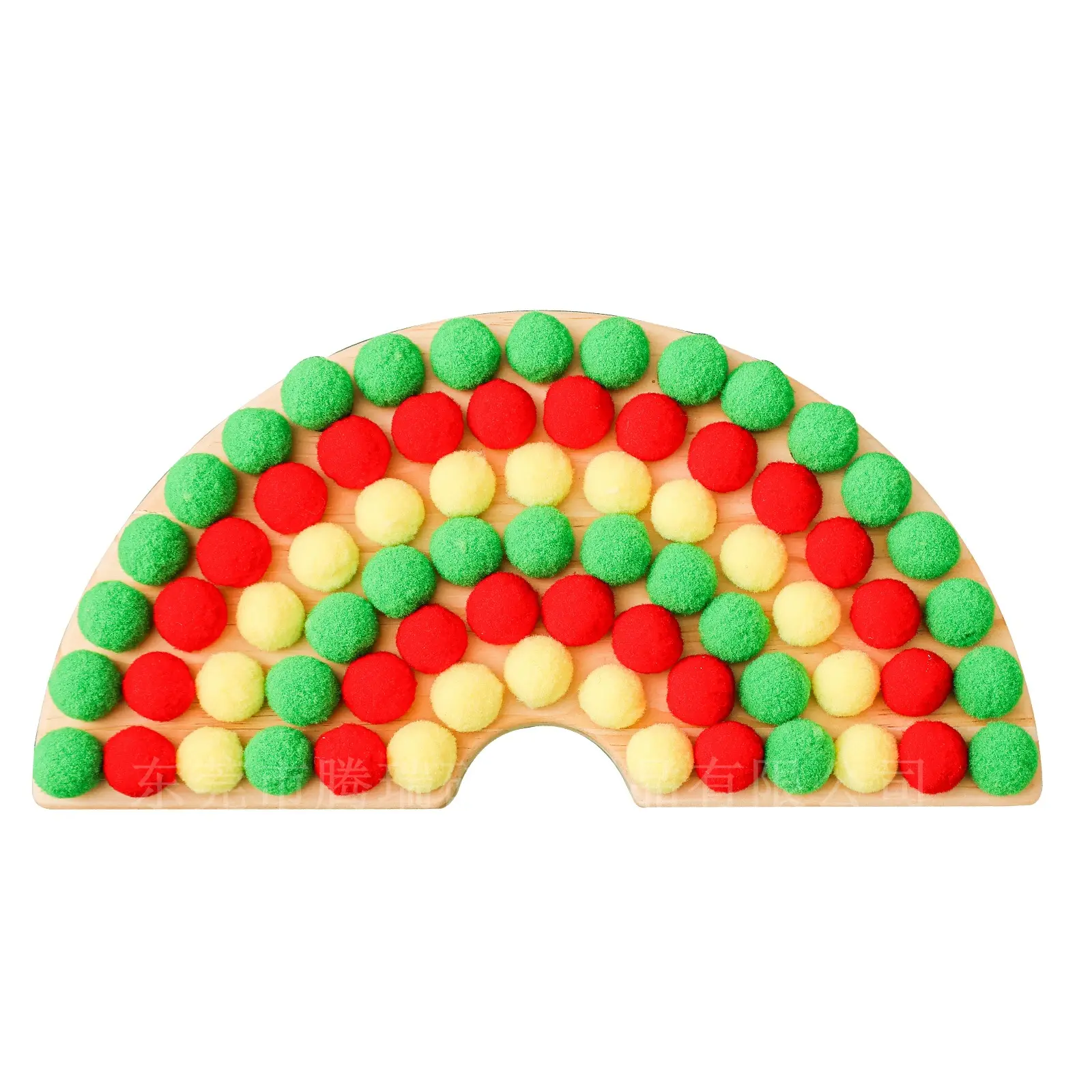 Rainbow Board Montessori Educational Wooden Toys Color Sorting Sensory Toys Brain Training Clip Beads Puzzle Board Math Game