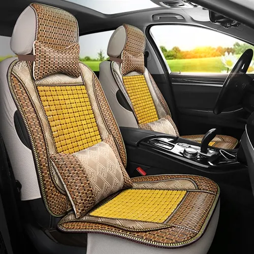 Diseño General de bambú para coche Toyota, accesorios de cojín para automóvil, cubierta de asiento de coche para limpieza de asiento, 2021