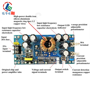 80 W 30A DC-DCステップダウンバックコンバータDC 20V ~ 70V入力2.5V ~ 58V出力高出力CV CC調整可能モジュール - Product Image 4