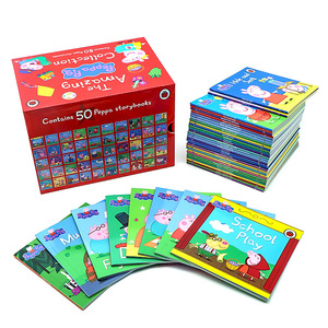英語ABC言語50pcs子供のための1セットの小さな豚の塗り絵 - Product Image 3