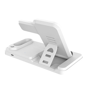 Yeni 5 in 1 kablosuz şarj 15W hızlı katlanabilir şarj standı Apple için iPhone için Stylus için Airpods Pro IWatch için izle - Product Image 5