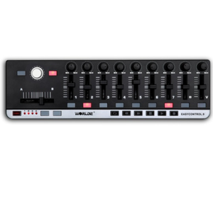 WORLDE Mini II USB portátil EASYCONTROL.9 (controlador MIDI) Control de instrumentos musicales portátil PANDAMINIC (controlador MIDI) - Product Image 1