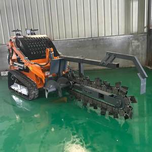 Mini <strong>Loader</strong> Standing Type Engineering Machinery Track Skid Steer <strong>Loader</strong> With Attachments - Product Image 2