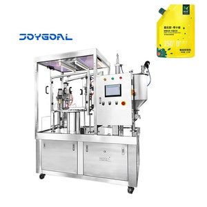 Otomatik sıvı stand-up çanta emzik kese dolum ve kapaklama kapak-vidalama sızdırmazlık ekipmanları paketleme makinesi fiyat - Product Image 4