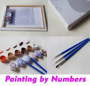 ชุดภาพเขียนสีน้ำมันแบบ DIY ทันสมัยพร้อมกรอบพิมพ์ลายสัตว์เสือเสือดาวแมวบนผ้าลินินด้วยตัวเลข - Product Image 3