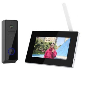 Wireless WK01 7&quot; Inch High Quality Video Latest Model <strong>Touch</strong> <strong>Button</strong> Screen Smartphone Video <strong>Intercom</strong> <strong>System</strong> for Home Villa - Product Image 1
