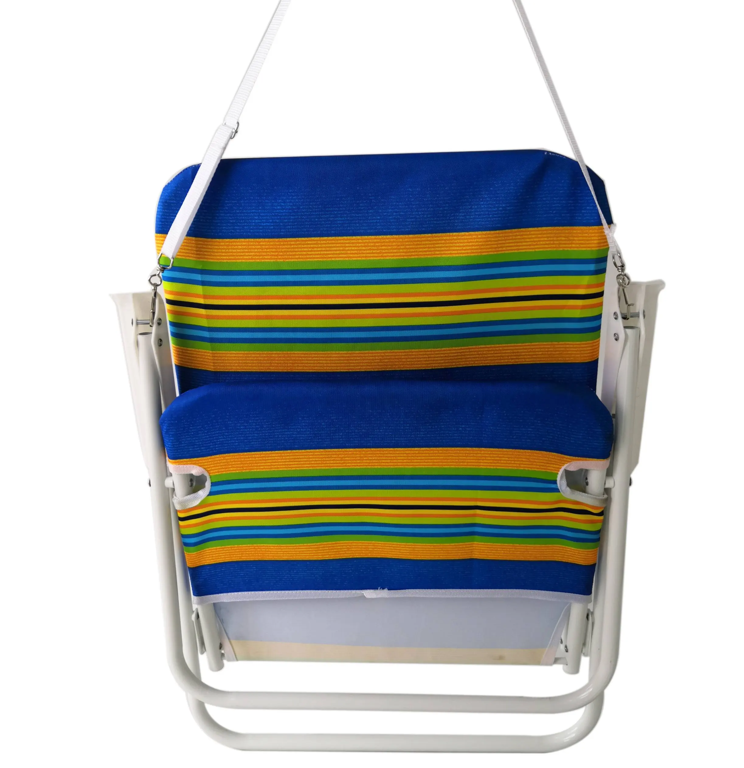 Mobilia pieghevole pieghevole dell'imballaggio del metallo della borsa della sedia di spiaggia di alluminio all'ingrosso del salotto all'aperto della molla regolabile a buon mercato