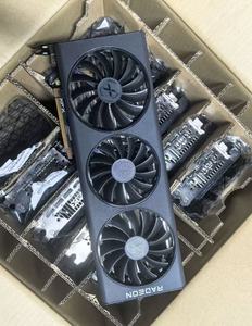 XFX RX6900XT Tarjeta gráfica de escritorio para juegos de 16GB, interfaz PCI Express que funciona bien, ventilador enfriador, interfaz de salida DVI de segunda mano