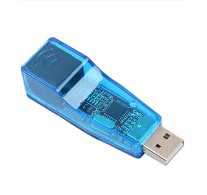 USB <strong>2</strong>.0 to LAN RJ45 Ethernet <strong>Network</strong> Card Adapter for PC 10/100Mbps Transparent Blue Ethernet <strong>Network</strong> LAN Card Converter - Product Image 3