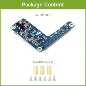 Raspberry Pi 5 PoE HAT Power Over Ethernet HAT (G) 5V 5A Ausgang Unterstützt 802.3af/at Netzwerk für Rpi 5 pi5 - Product Image 2