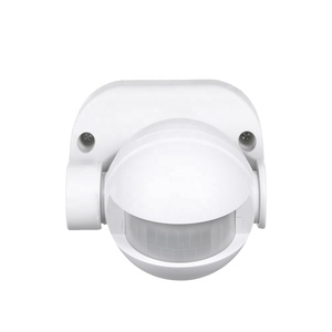 AC 110 v-240 v Detector de movimiento automáticos infrarrojos PIR Sensor de 220V 180 grados de rotación al aire libre temporizador de luz interruptor