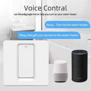 图雅智能双模块墙壁开关WIFI + 蓝牙适用于英国/欧盟轻松安装无中性线10A电流240v工作 - Product Image 6