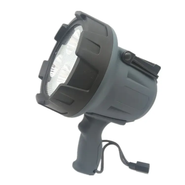 Faretto a LED Super luminoso ad alta potenza ricaricabile da 3600 lumen per la caccia IP66 supporto regolabile montato su treppiede galleggiante appeso